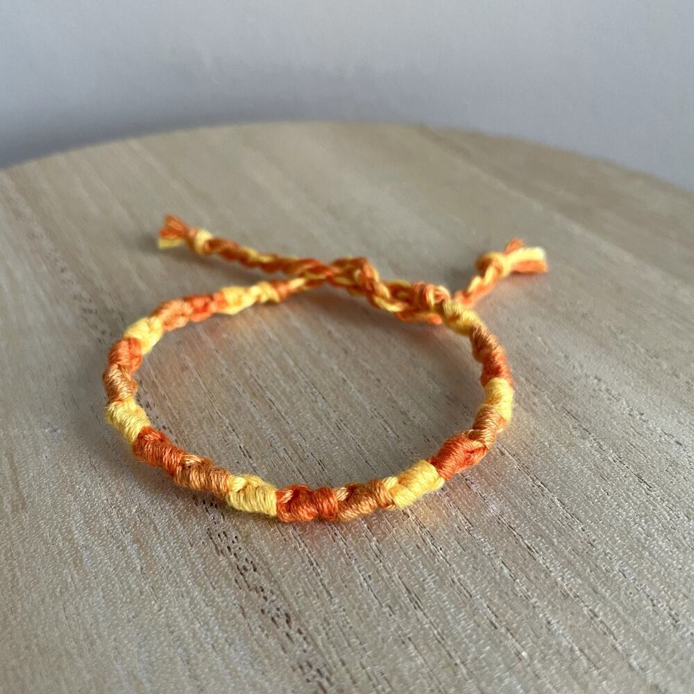 Marsali Bracelet anklet trendy comfortable tie embroidery thread woven gift